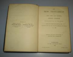 NEW TESTAMENT Revised Version Cambridge 1881