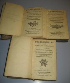 Rečnik istorijskih portreta 3 toma 1768 god