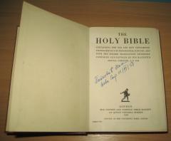Biblija na engleskom jeziku , The Holy Bible