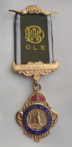 Velika Loža Engleske masonska medalja