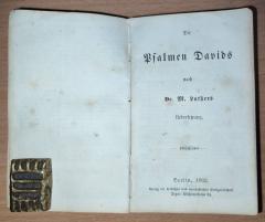Novi Zavet i Psalmi na nemačkom jeziku 1862 godina